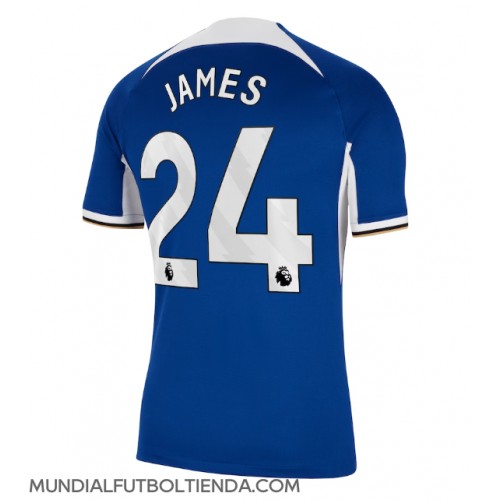 Camiseta Chelsea Reece James #24 Primera Equipación Replica 2023-24 mangas cortas